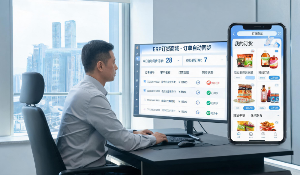 重庆管家婆云辉煌ERP订货商城｜自动同步订单，批发经销数字化提效方案